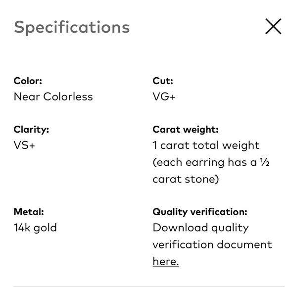 1ct. Diamond Studs with 14k Bezel - Picture 5 of 5